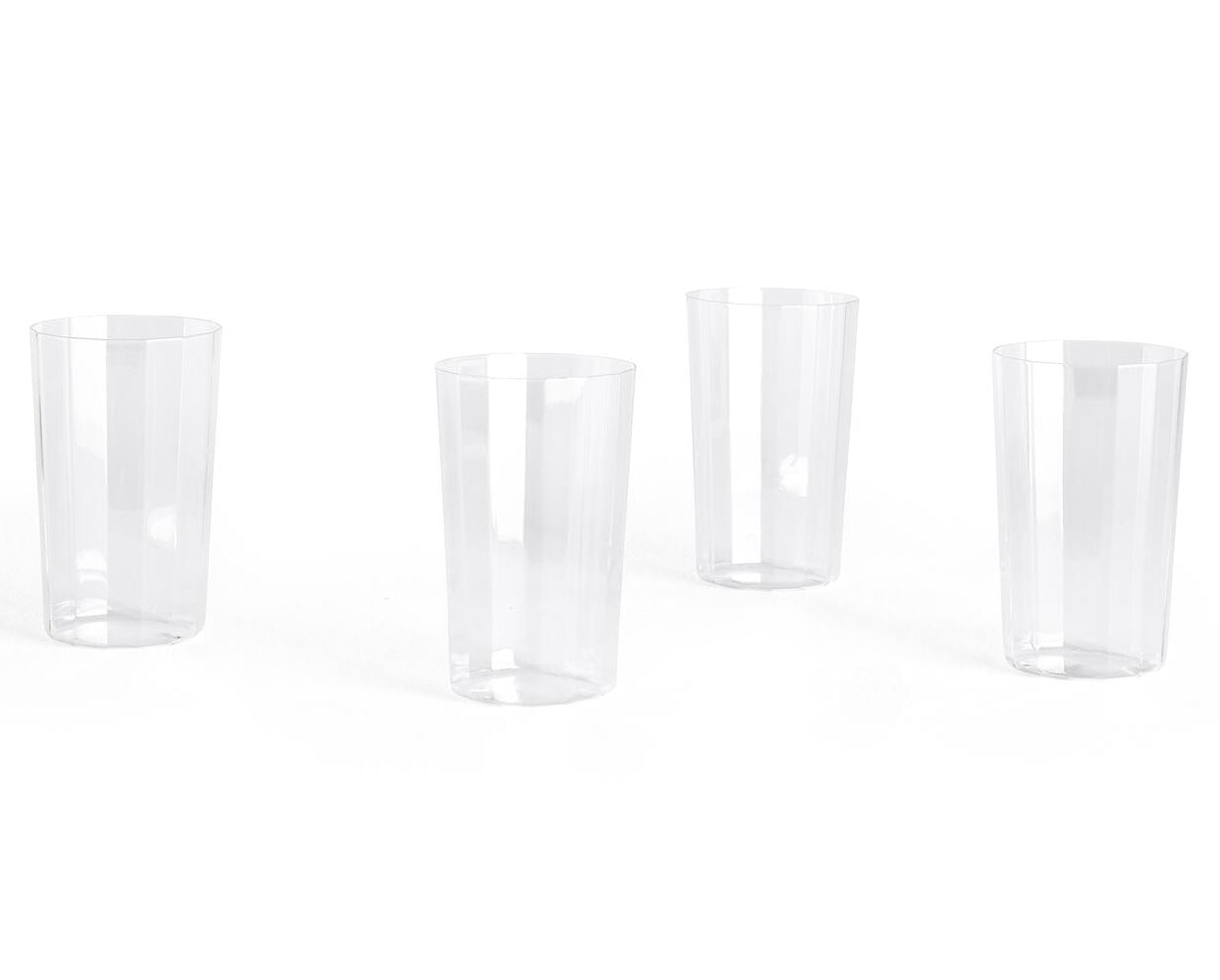 Angle vandglas, 4 stk. - H13 cm.